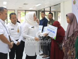 Perlindungan Sosial Ketenagakerjaan, Pemkab Mojokerto Gelontorkan Rp 392 Juta Untuk Santunan Program JKM-JKK
