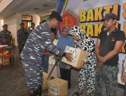 Prajurit Lanal Banyuwangi Bersinergi Dalam Bakti Sosial Dan Bakti Kesehatan TNI-POLRI