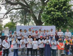 Danlanal Batuporon Hadiri Car Free Day Dalam Rangka Apel Siaga Pengawasan Pemilu 2024