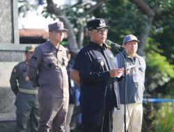 Pimpin Apel Kesiapan Pengawasan Dan Pengamanan Pemilu 2024, Ini Yang Ditegaskan Pj Bupati Jombang