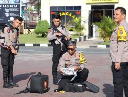 Pastikan Kesiapan Pengamanan Pemilu 2024, Kapolres Dairi Cek Kesiapan Peralatan Dalmas