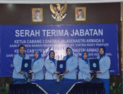 KDJA II Pimpin Sertijab Ketua Cabang 3, Ketua Cabang 6, dan Ketua Cabang 7 Daerah Jalasenastri Armada II