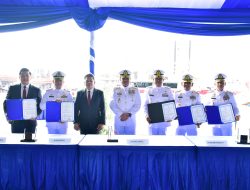 Perkuat TNI AL, Danlantamal V Hadiri Delevery Ceremony KAL Hinako dan KAL Sembulungan