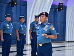 Pangkoarmada II Ikuti Laporan Korps Kenaikan Pangkat Pati TNI AL