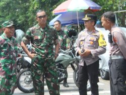 Pastikan Sidang Pleno PPK Berjalan Aman, Dandim Surabaya Utara Patroli Tinjau Pengamanan di Sejumlah PPK