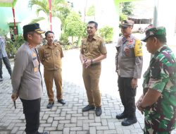 Kapolres Nganjuk Pastikan Logistik Pemilu 2024 Aman Jelang Penghitungan Tingkat PPK