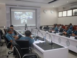 Lantamal V Ikuti Sosialisasi Sisinfo RB Dan Rapat Aplikasi E-Office Secara Vicon