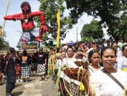 Ribuan Umat Hindu Wonosalam, Jombang Gelar Tawur Agung dan Pawai Ogoh-ogoh Jelang Nyepi