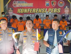 Pelaku Kekerasan dan Kerusuhan Oknum Perguruan Silat Dengan Sajam Berhasil Diamankan Polresta Sidoarjo