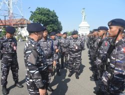 Pangkoarmada II Inspeksi Kesiapan Alutsista dan Prajurit Latihan Glagaspur Tingkat III (L-3) Satkor Koarmada II