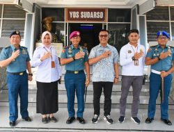 Danlantamal V Terima Kunjungan Kasatpol PP Surabaya