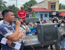 Massa Demo Didepan Pengadilan Negeri Sibuhuan, Karena Pelaku KDRT Hanya Diberikan Hukuman Pidana Bersyarat Selama 6 Bulan