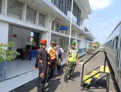 Pemantauan Babinsa Berikan Rasa Aman Pada Penumpang Kereta