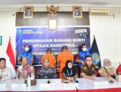 Kolaborasi TNI AL bersama BNN dalam menggagalkan Peredaran Sabu Sabu di Wilayah Kalimantan Tengah