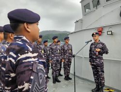 Lima Prajurit Terbaik KRI Hasan Basri-382 Resmi Naik Pangkat