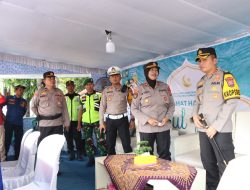 Pengecekan Pos Pam dan Pos Yan Operasi Ketupat Semeru 2024, Kapolres Nganjuk Pastikan Semua Siap