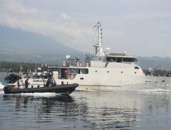 Amankan Arus Mudik Idul Fitri 1445 H/2024 M, Lanal Banyuwangi Laksanakan Patroli Keamanan Laut Disekitar Perairan Selat Bali