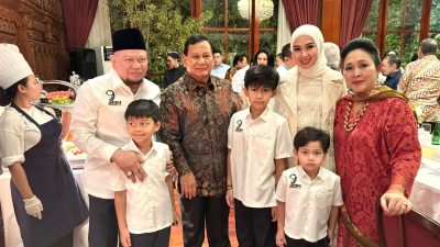Datangi Open House Prabowo, LaNyalla : Silaturahmi dan Nostalgia Saat di Gerindra