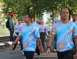 Jelang Hardikal Ke-78, Danlantamal V Ikuti Navy Fun Run Jelajahi Kawah Candradimuka TNI AL