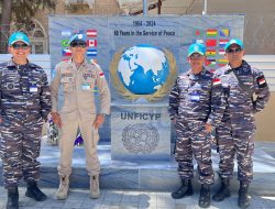 Laksanakan Update Analisa Daerah Operasi, Komandan Satgas MTF TNI Konga XXVIIII-O/UNIFIL Kunjungi UNFICYP Head Quarter