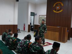 Jelang Lattek Tahap Sarrit, Satdik – 1 Kodiklatal Gelar Doa Bersama