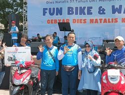 Universitas Hang Tuah (UHT) Gelar Acara Fun Bike & Walk