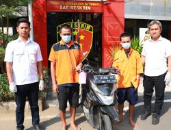 Polres Pelabuhan Tanjung Ringkus Dua Pencuri Motor Asal Bulak Banteng Surabaya