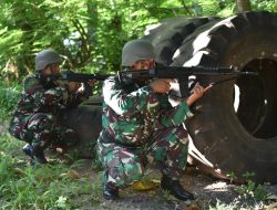 Asah Naluri Tempur, Lanal Batuporon Gelar Latihan Peran Pertahanan Pangkalan