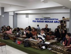 Pertukaran Mahasiswa, UB Ajak Mahasiswa Malaysia dan Tiongkok Bermain Gamelan