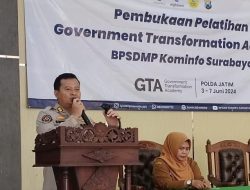 Tingkatkan Kemampuan Bidhumas Polda Jatim Gelar Pelatihan Goverment Transformation Academy