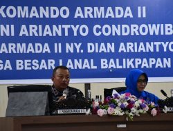 Perkuat Hubungan Dengan Prajurit Jajaran Koarmada II, Pangkoarmada II Kunjungi Lanal Balikpapan