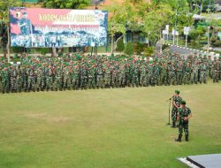 Sambut Kunjungan Pangdam V/ Brawijaya, Kodim 0817/Gresik Gelar Apel Bersama