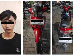 Polsek Pabean Cantikan Amankan DPO Curanmor Milik TNI, TKP Jalan Samudra Surabaya