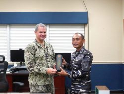 Dansatgas Latma Rimpac 2024 Courtesy Call Kepada Commander Naval Base Guam