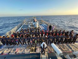 Sambut Idhul Adha 1445 H, Satgas MTF Konga XXVIII-O/UNIFIL Menggemakan Takbir di Laut Mediterania