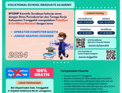 BPSDMP Kominfo Surabaya Bekerja Sama Dengan Pemerintah Kabupaten Trenggalek Mengadakan Pelatihan dan Sertifikasi Nasional Secara Tatap Muka dan Gratis