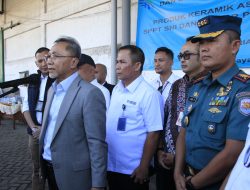 Wadan Lantamal V Dampingi Menteri Perdagangan Ekspos Barang Tidak Memenuhi Ketentuan