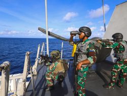 Melintasi Laut Sulu, Satgas Latma Malindo jaya 27AB/24 Berlakukan “Peran Jaga Perang”