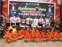 Polres Kediri Kota Berhasil Ungkap Delapan Kasus Diantaranya Curanmor Sepanjang Bulan Mei 2024