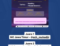 Diskominfo Jatim Juara Satu Lomba Menulis Berita yang Digelar Jarkom Ditjen IKP Kominfo