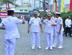 Peringati HUT Ke-68 Kolinlamil, Pangkoarmada II Hadiri Upacara Militer