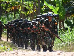 Dikmaba TNI Angkatan Laut Angkatan 44/1 TA. 2024 Laksanakan Lintas Medan Etape 1