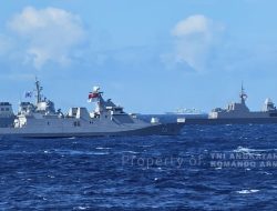 KRI REM-331 Bersama Puluhan Negara Partisipan Rimpac 2024 Melaksanakan Photoex di Samudera Pasifik