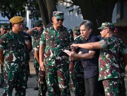 Tinjau Latihan di Baluran Wakasad disambut Kasdam V/Brawijaya