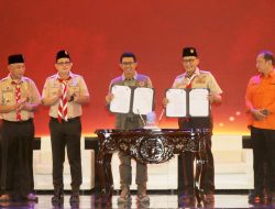Jumpa Tokoh Hari Pramuka ke- 63 Jawa Timur : Perkuat Kolaborasi Pentahelix Kunci Turunkan Resiko Bencana