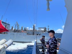 KRI REM-331 Tuntaskan Latma Rimpac dengan Melaksanakan RAS Bersama USNS Washington Chambers