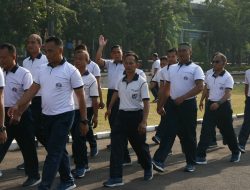 Jaga Fisik Prima, Personel Kodiklatal Olah Raga Rutin Keliling Ksatrian