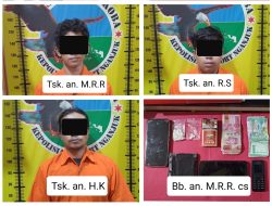 Polres Nganjuk Ungkap Jaringan Pengedar Narkotika Jenis Pil Koplo : Tiga Tersangka Ditangkap