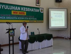 Kodim Boyolali Terima Penyuluhan Kesehatan Dari Dr.Nasri
