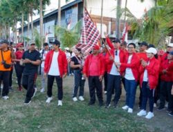 Sekda Adi Arnawa Lepas Jalan Sehat Porsenides Desa Tibubeneng 2024